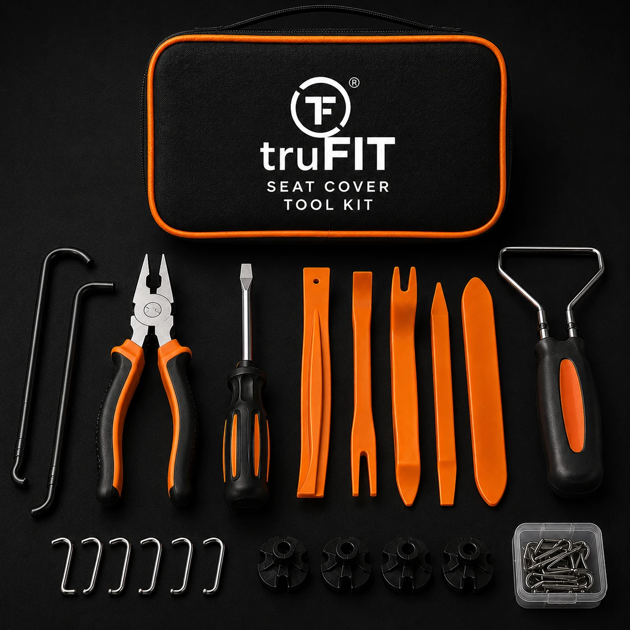 Professional Seat Cover Installation Tool Kit