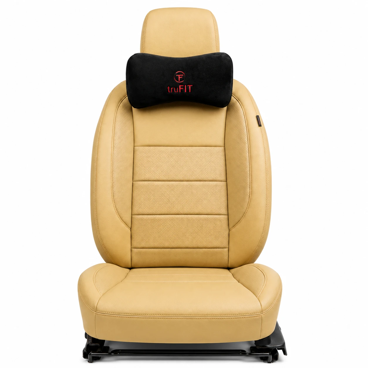 Black Neck Rest & Pillow (Red Logo)