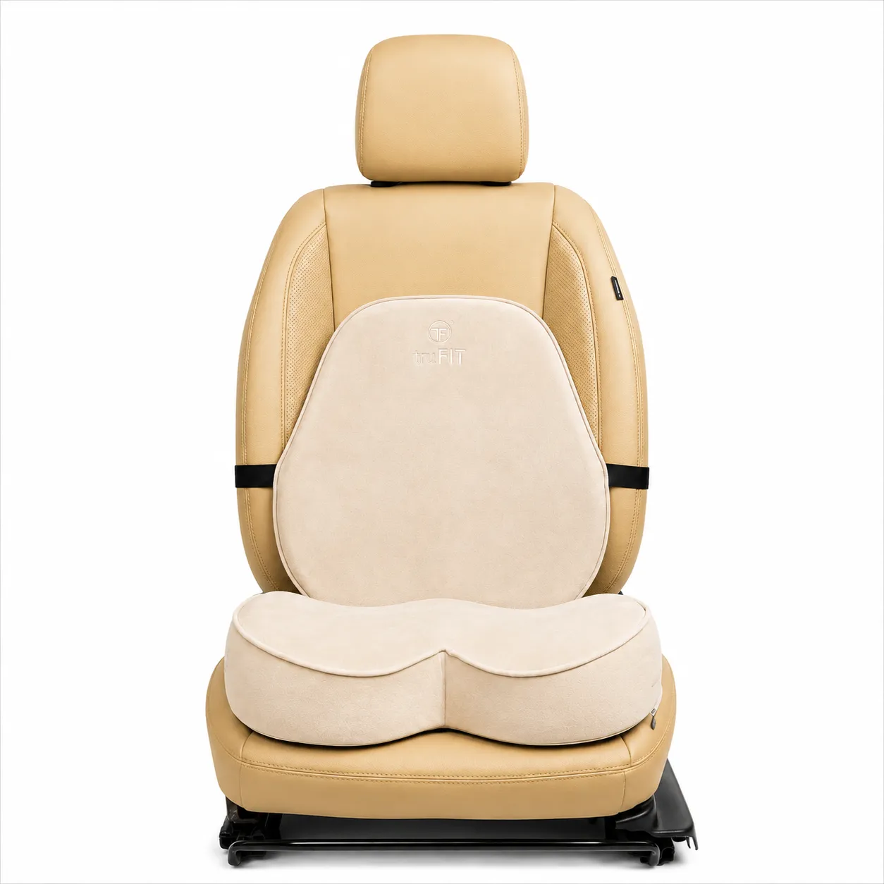 Black Backrest & Seat Cushion Combo