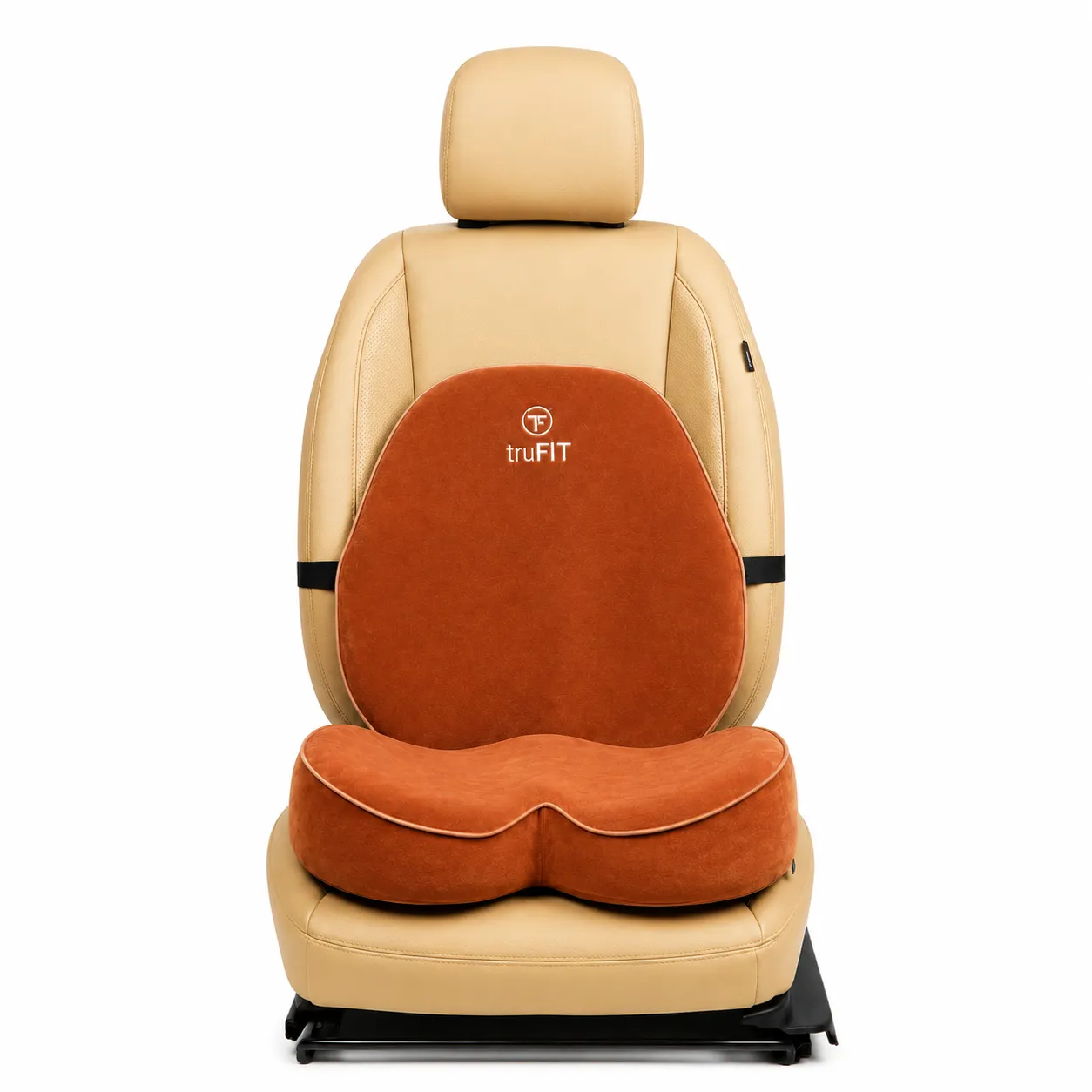 Maroon Backrest & Seat Cushion Combo