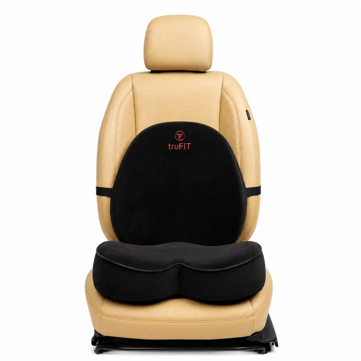 Grey Backrest & Seat Cushion Combo