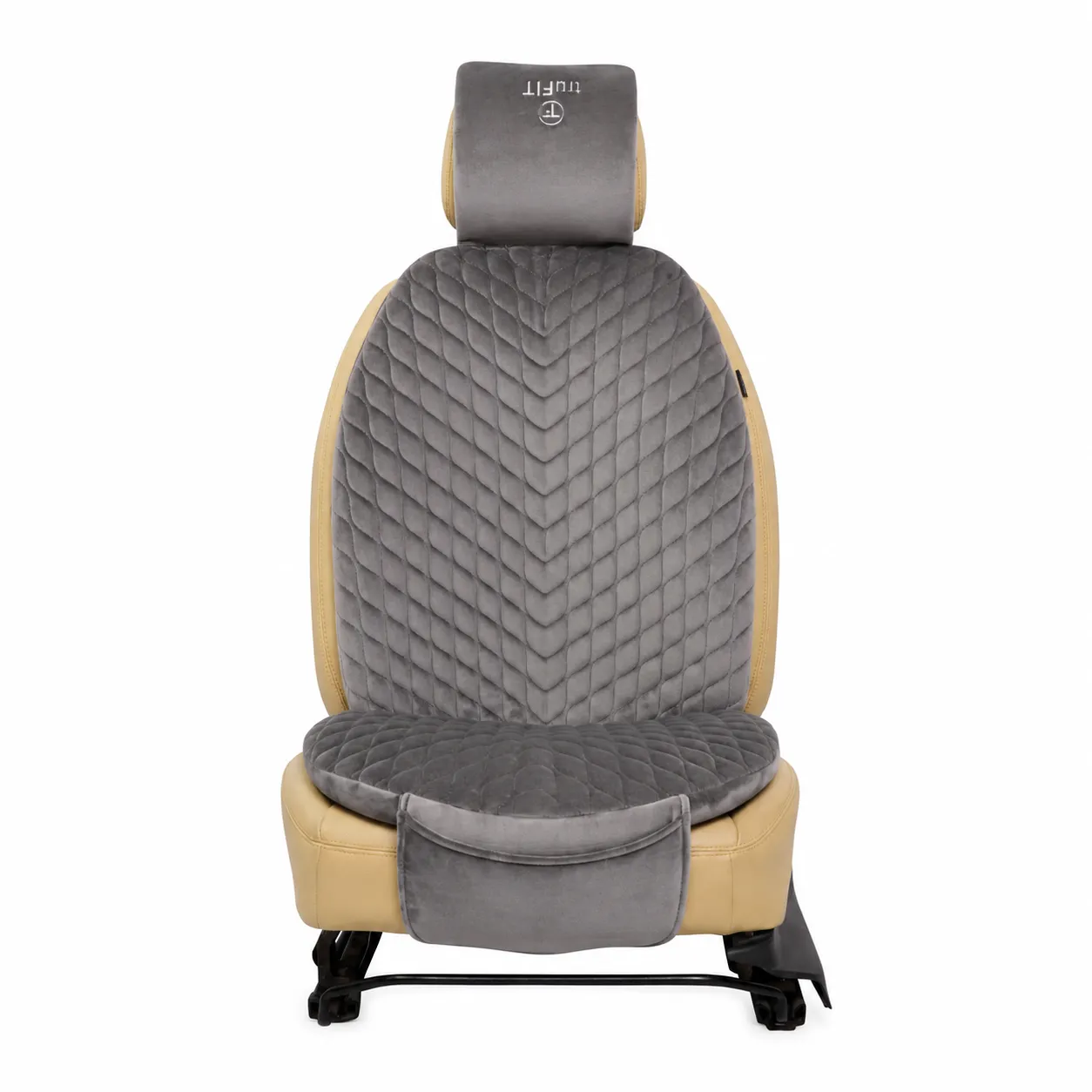 Beige 2 in 1 Seat Back Cushion