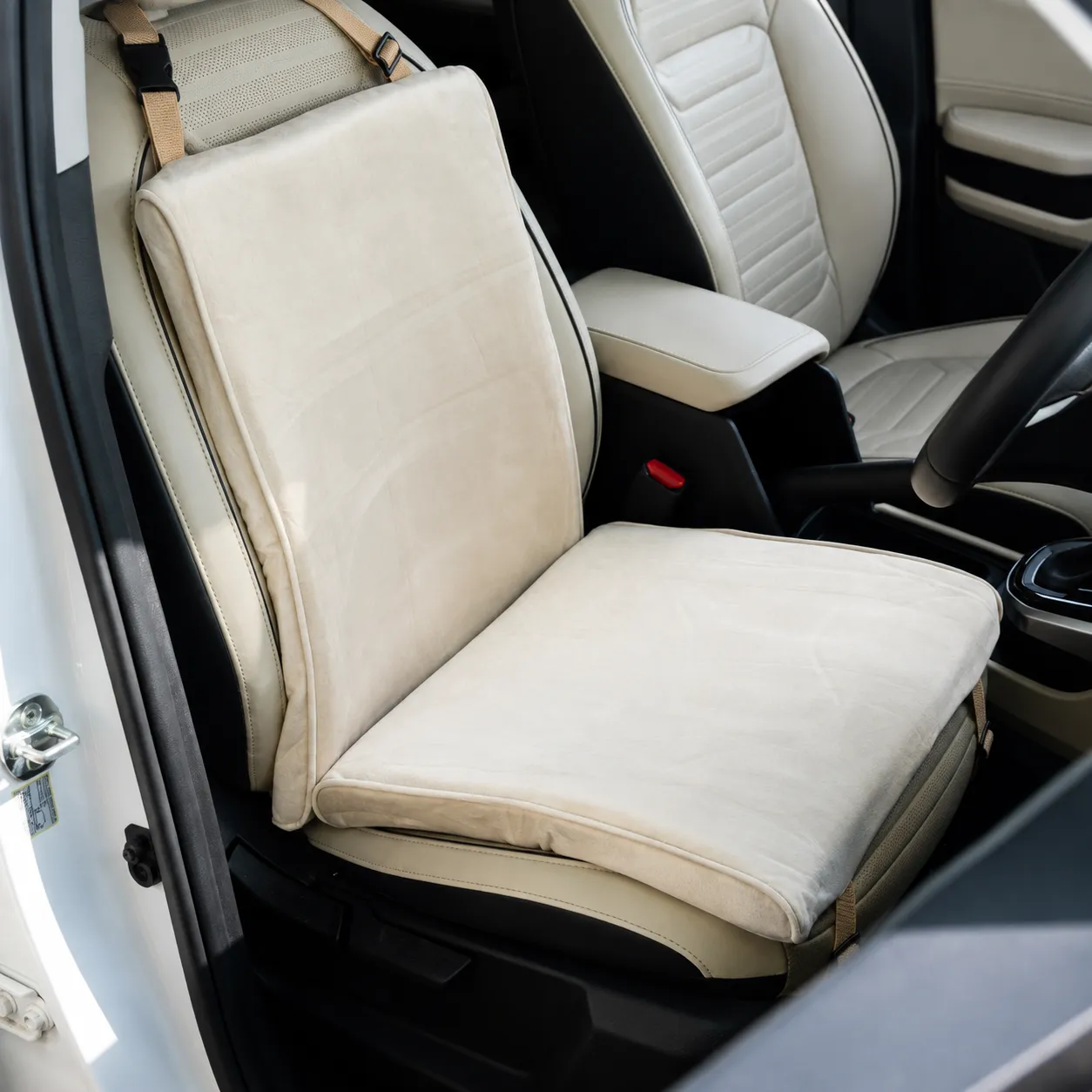 Beige Seat & Back Cushion