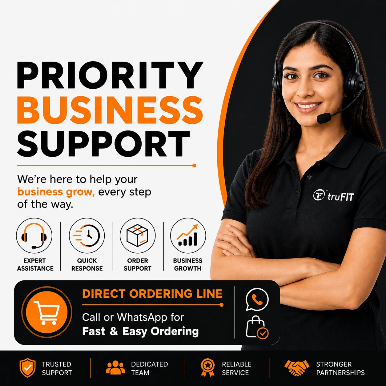 Priority Business Support & Direct Ordering Line